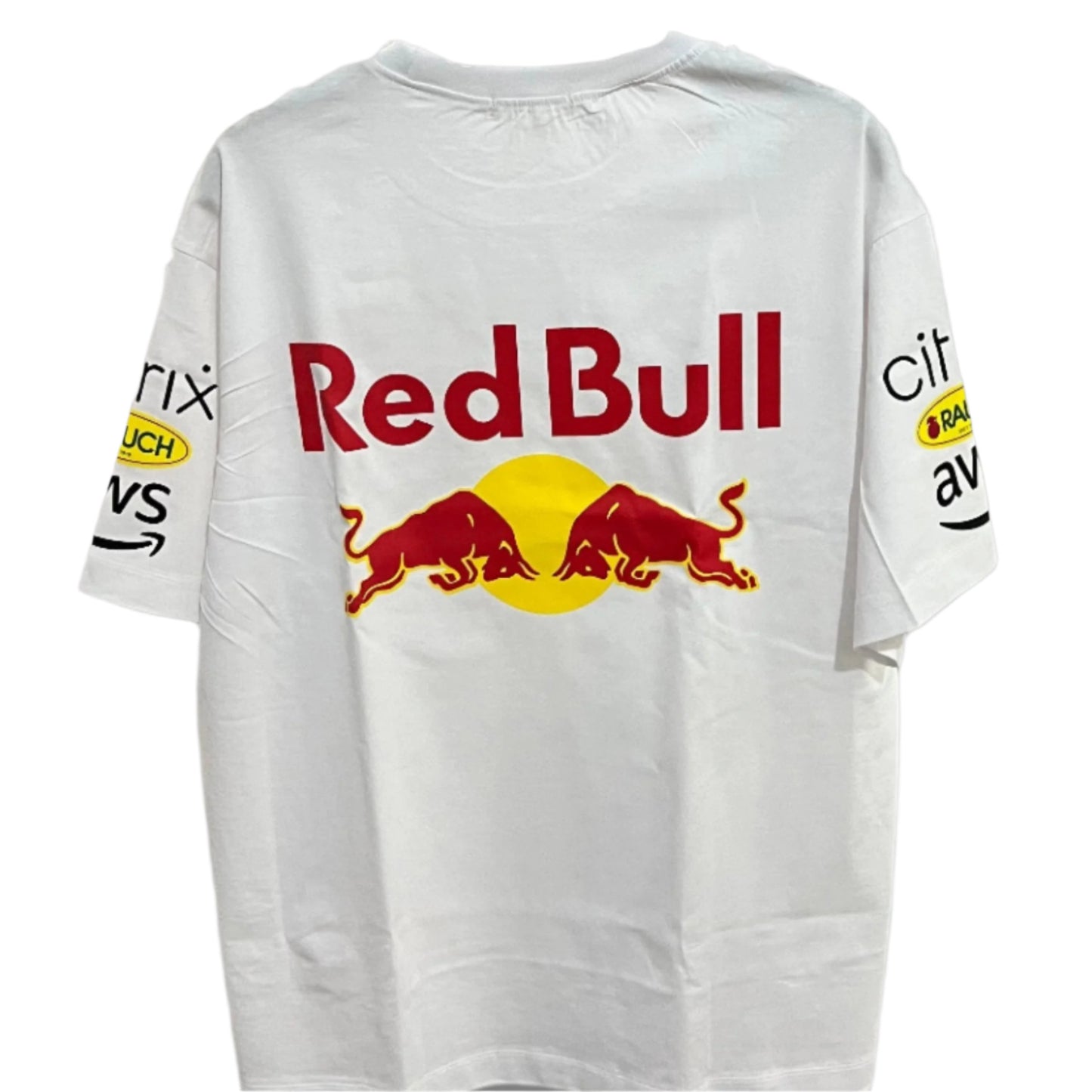 White Redbull oversized Tee